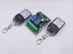 rf kumanda 433mhz çift kumanda 2 röle çıkışlı 2 kanal