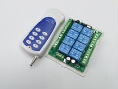 rf uzaktan kumanda 433mhz 8 çıkış uzaktan kumanda radyo frekans