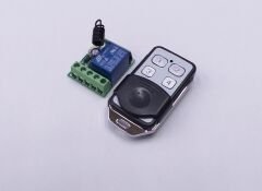 uzaktan kumanda 433mhz tek çıkış alıcı verici set TEK RÖLE ÇIKIŞ UZAKTAN KUMANDA TETİKLEYİCİİ     A RF ALICI VERİCİ SET