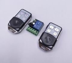 rf uzaktan kumanda 433mhz tek çıkış alıcı verici set çift kumanda  TEK RÖLE ÇIKIŞLI KUMANDA