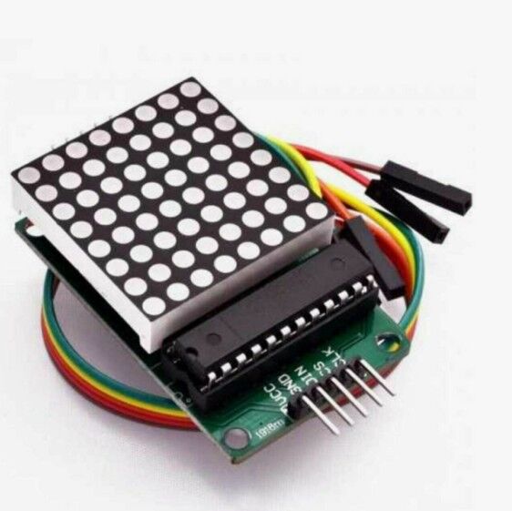 8X8 DOTMATRİX MODÜL KIRMIZI RENK MAX7219