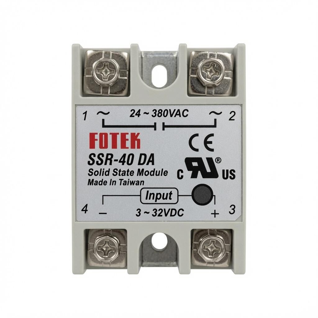 SSR-40DA 40 AMPER SICAKLIK KONTROLLÜ SOLID STATE RÖLE