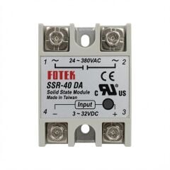 SSR-40DA 40 AMPER SICAKLIK KONTROLLÜ SOLID STATE RÖLE