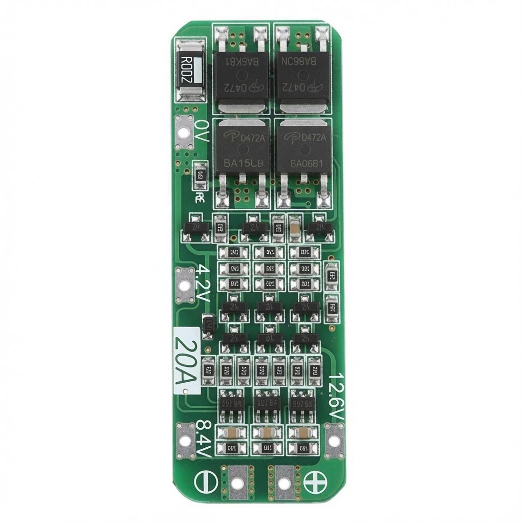 3S 12V 20A BMS 3 PİL 18650 LİTYUM PİL ŞARJ KORUMA MODÜL