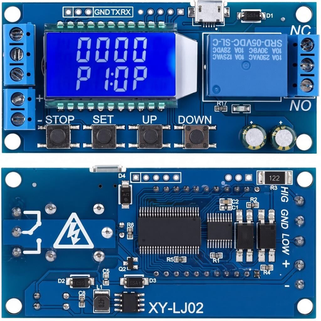 XY-LJ02 Zaman Ayarlı Röle Modülü