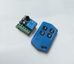 12 volt 433mhz tek röle alıcı verici kumanda set